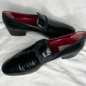 Gucci VTG leather loafers 42.5 9.5